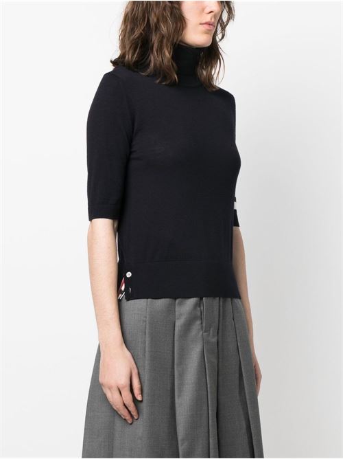 Wool turtleneck sweater THOM BROWNE | FKA434AY1014415